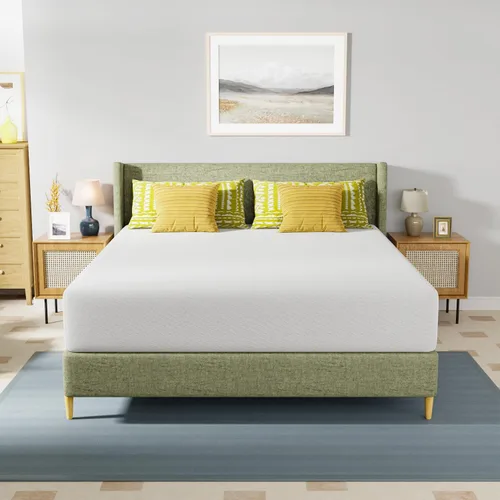 Vista 19 de PayLessHere Colchón de espuma viscoelástica con gel Twin de 5 pulgadas sin fibra de vidrio/Certificado CertiPUR-US/Cama en una caja/Sueño fresco