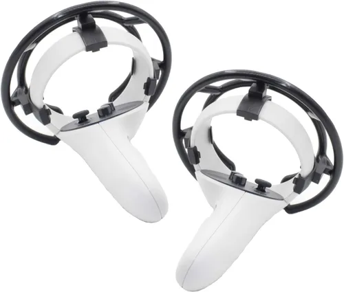 Vista 3 de LICHIFIT Anti-Collision Protection Frame Cover Set for Oculus Quest 2 Headset Grip Handle Bumper Guard