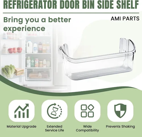 Vista 2 de AMI PARTS 240363702 Estante de puerta de refrigerador para Frigidaire, Kenmore - Reemplaza 240363704, 240363705, 240363708, AP2116106, PS430207