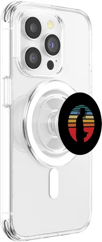 Vista 3 de Bee Lover Beekeeping Accessories Sunset Beekeeper PopSockets MagSafe PopGrip for iPhone