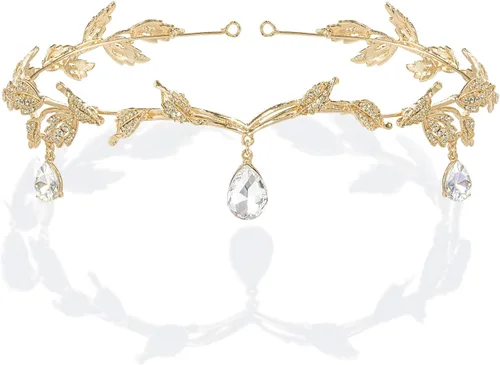Vista 9 de Babeyond Mujeres, bodas, dama de honor, tiara, vidrio austríaco, banda con caja de regalo