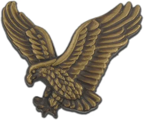Vista 9 de PinMart Pin Patriótico del Águila – Águila Americana Volando – Broche para solapa esmaltado en bronce, color dorado chapado o chapado en níquel