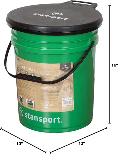 Vista 7 de Stansport Inodoro portátil estilo cubo