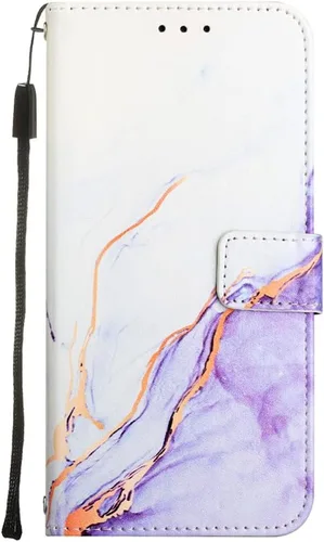 Vista 6 de Funda compatible con iPod Touch 7 tipo cartera para mujer, Touch 6 con tarjetero de piel de lujo con función atril, funda protectora para iPod Touch