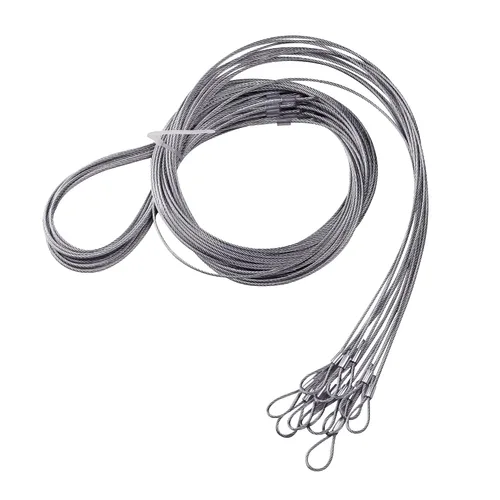 Vista 7 de 12Pcs Long Trap Wire Extension Cables,72in,7x7,5/64 Cable Ajuste para extensión de trampas, diseño extra largo de 6 pies, ideal para trampas
