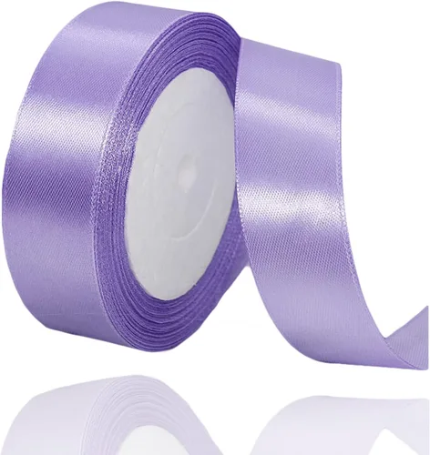Vista 49 de Cinta beige de 1-1/2 pulgadas x 25 yardas, cinta de satén de tela de color sólido para envolver regalos, manualidades, ramos de novia, coronas