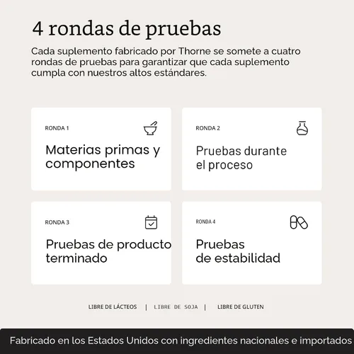 Vista 7 de THORNE Melaton-3-3mg Melatonina - Apoya los ritmos circadianos, el sueño reparador y la relajación - Sin gluten, sin soya sin lácteos - 60 cápsulas