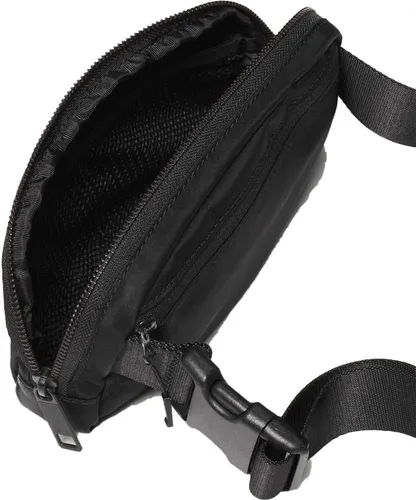 Vista 7 de Riñonera unisex de moda en todas partes con longitud ajustable para mujer, Negro, s