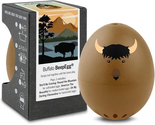 Vista 6 de BeepEgg Oso – Temporizador de Huevos para Hervir Huevos – Cocinador de Huevos Musical para Huevos Blandos, Medios y Duros – Seguro para Alimentos