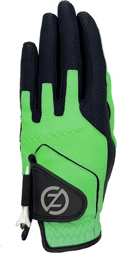 Vista 4 de Guante de golf sintético Zero Friction, de calce por compresión, talla de ajuste universal, para niños Azul
