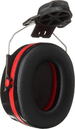 Vista 2 de 3M H10P3E Peltor Optime 105 - Orejeras acoplables para casco, protectores auditivos, protección auditiva, NRR 27 dB, negro, grande