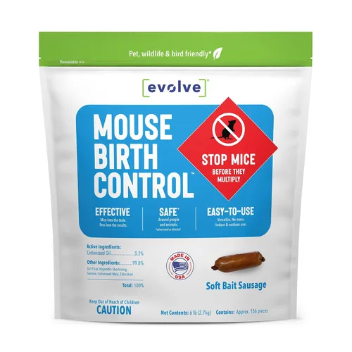 Vista 11 de Evolve Mouse - Salchichas de cebo blando anticonceptivo – 1.5 libras Control de población de ratón basado en la ciencia Gestión de población