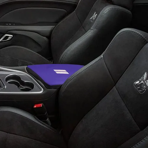 Vista 11 de BOYUER Funda para consola central para Dodge Challenger 2015, 2016, 2017, 2018, 2019, 2020, 2021, 2022, 2023, funda de piel para consola central