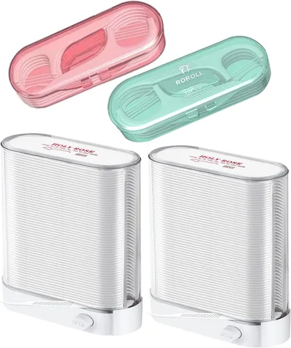 Vista 8 de Palillos de hilo dental de viaje, palillo de dientes Holy rose de alta dureza para adultos, 300 unidades de hilo dental profesional para higiene