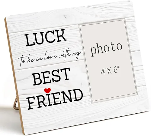 Vista 15 de I Love You Most Gifts - Marco de fotos de madera con corazones para él, su cumpleaños, aniversario, Navidad, regalo sentimental "I Love You