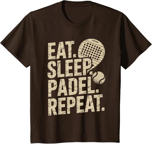 Vista 36 de Camiseta Eat Sleep Padel Repeat Padel Jugador de Tenis