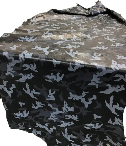 Vista 8 de Piel de vaca camuflaje (verde militar, 20 pies cuadrados (lado completo))