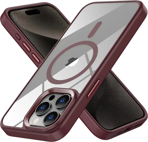 Vista 7 de Funda magnética para iPhone 12 Pro Max, compatible con MagSafe, [protección contra caídas de grado militar] TPU suave y transparente para iPhone 12