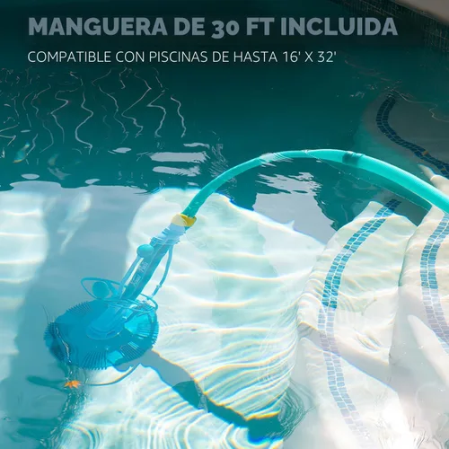 Vista 3 de Aspirador automático genérico Kreepy Krauly, limpia paredes escalonadas de piscinas de XtremepowerUS