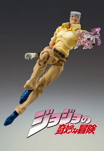 Vista 6 de Medicos JoJo's Bizarre Adventure: Part 3- Stardust Crusaders: Joseph Joestar & Iggy Super Action Statue (lanzado)