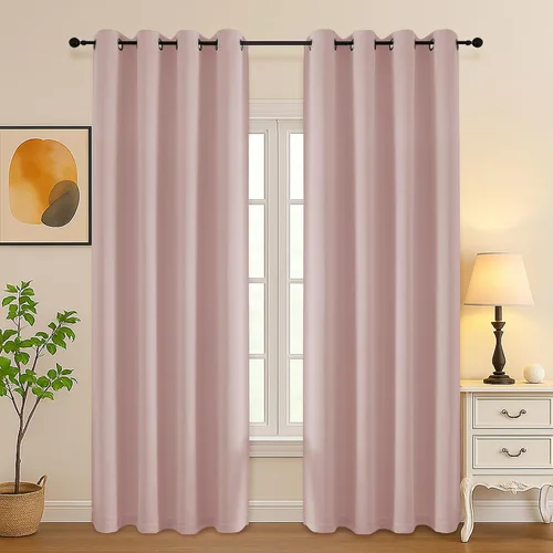 Vista 55 de Simplebrand Juego de 2 paneles de cenefa aguamarina para ventana de cocina de 14 pulgadas de largo, cortinas de oscurecimiento de habitación