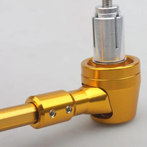Vista 3 de Motocicleta Protector Racer 100% CNC aluminio sistema de palanca de embrague de freno guardias de pincel Proguard frontal ajustable de manubrio 7/8
