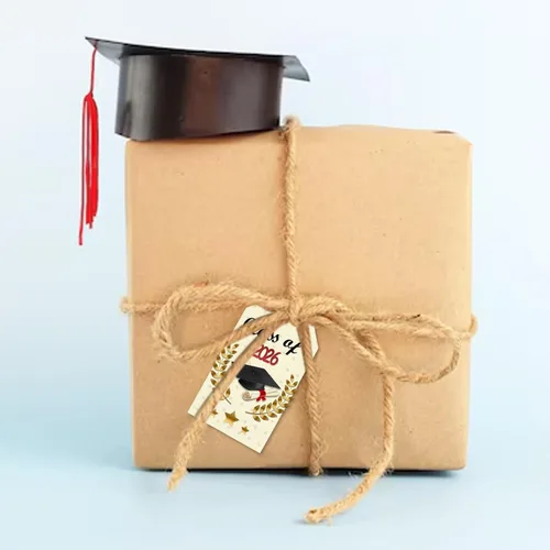 Vista 5 de Estivaux Palabras de graduación 2026 troqueladas para hacer tarjetas, letras de felicitaciones, plantillas de troqueles de graduación, plantillas