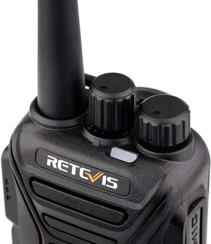 Vista 11 de Retevis Walkie Talkies RT27, radio bidireccional con micrófono de altavoz de hombro, radios de 2 vías de largo alcance, base de carga USB, alarma