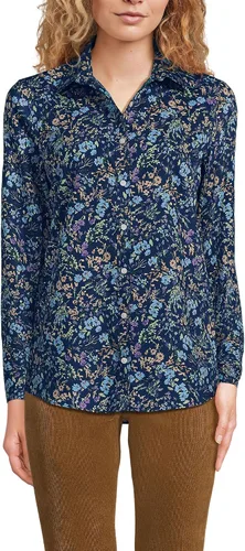 Vista 19 de Lands' End - Camisa de manga larga de cordón Pinwale para mujer