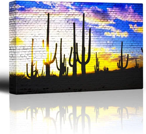 Vista 32 de Hermoso paisaje lona Wall Decor, arte moderno, Home Sets, 12" x 18