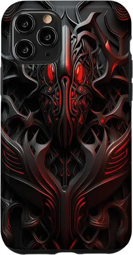 Vista 10 de iPhone 14 Alien Style Pattern Biomechanical and Mechanical Case