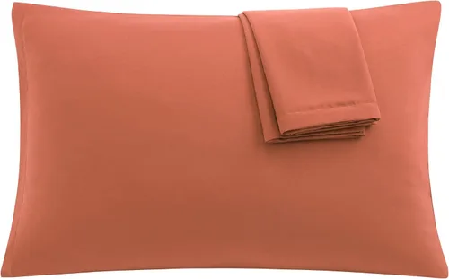 Vista 10 de uxcell Paquete de 2 fundas de almohada de microfibra suave serie 1800 con cremallera estándar (20 x 26 pulgadas), color dorado