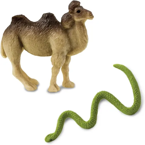 Vista 6 de Safari Ltd. Good Luck Minis Desert Fun Pack - Paquete de 8 figuras de animales (1) pulgadas, juguete para niños, niñas y niños a partir de 5 años