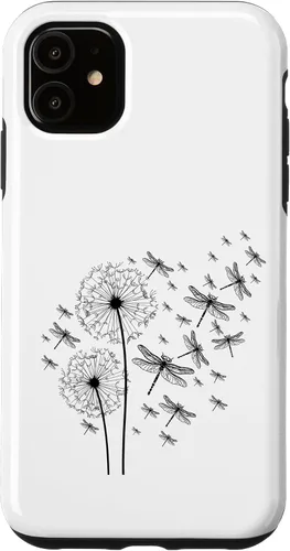 Vista 8 de Funda para iPhone 12/12 Pro Wildlife Animal Insect Dandelion Dragonfly