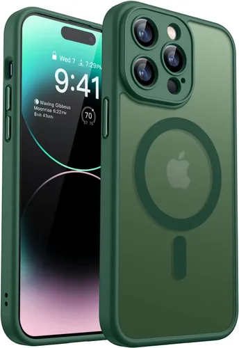 Vista 54 de CANSHN Funda magnética compatible con iPhone Air (6.5 pulgadas), mejorada [protección completa de la cámara] [compatible con Magsafe]