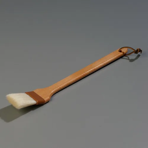 Vista 6 de SPARTA 4037000 Cepillo de repostería de nailon para hornear cerdas de jabalí en ángulo con mango de madera dura y cerdas epoxi para cocinas