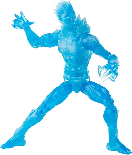 Vista 5 de Hasbro Marvel Legends Series - Figura de acción de Iceman de 6 pulgadas, diseño prémium, 1 figura, 2 accesorios y 2 piezas de construcción