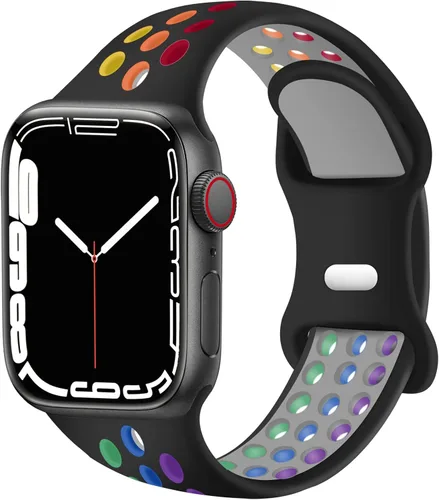 Vista 20 de Correas deportivas compatibles con correas de Apple Watch de 1.496 in 1.575 in 1.614 in 1.654 in 1.732 in 1.772 in 1.811 in 1.929 in, correa