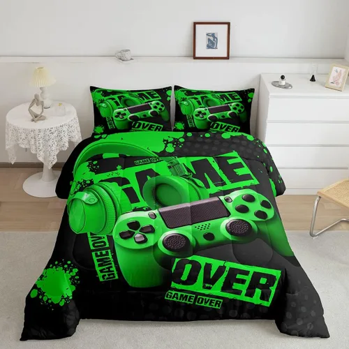 Vista 38 de Feelyou - Juego de funda de edredón para niños, castillo rosa, tamaño individual, lindo juego de edredón con moño, juego de cama para niños y niñas