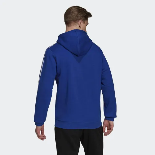 Vista 3 de adidas Men's 3-Stripes Fleece Hooded Sweatshirt