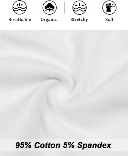 Vista 4 de Molasus - Ropa interior de algodón para mujer con cintura alta y cobertura total - Tallas regulares y extragrandes