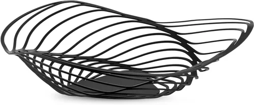 Vista 3 de Alessi ACO01 B Trinity Centrepiece en acero coloreado con resina epoxi, negro.