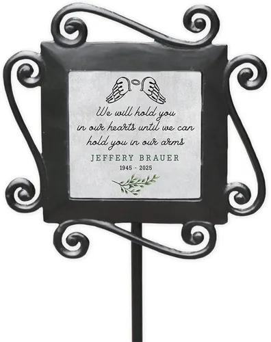 Vista 26 de GiftsForYouNow, estaca de jardín conmemorativa para mascota de hierro forjado, 28 x 8.5