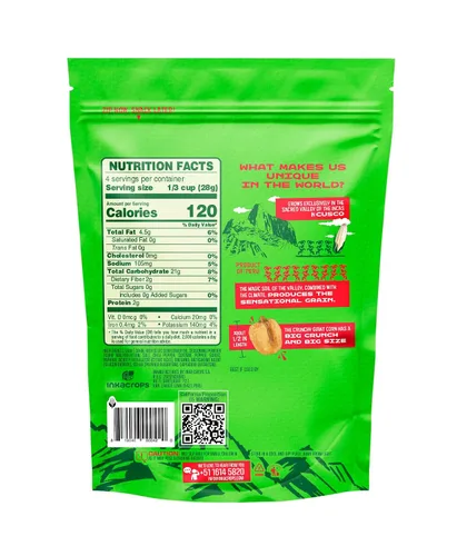 Vista 2 de Inka Crops Maíz, Chile Picante, 4 oz