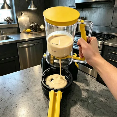 Vista 7 de BBSTARZ Separador de masa para magdalenas, crepes, galletas, pasteles, gofres. Dispensador de masa, separador de galletas, separador de crema. Taza