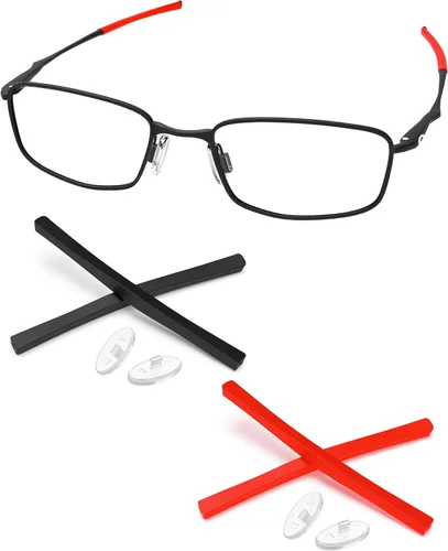 Vista 20 de Kits de goma de repuesto Piezas de nariz y auriculares para Oakley Casing OX3110/Clubface OX3102 Negro