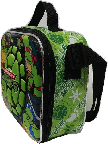 Vista 2 de Ruz Ninja Turtle 3D Hardshell EVA 10" aislado almuerzo bolsa de viaje caja (B04555)