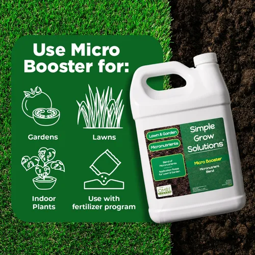 Vista 8 de Fertilizante orgánico de micronutrientes para césped, soluciones simples de cultivo, fertilizante de jardín y césped, cultivador, jardinero