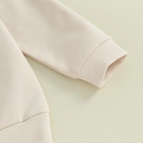 Vista 6 de Sudadera para bebé niño y niña, mameluco de burbujas, camiseta de cuello redondo, sudadera para otoño e invierno