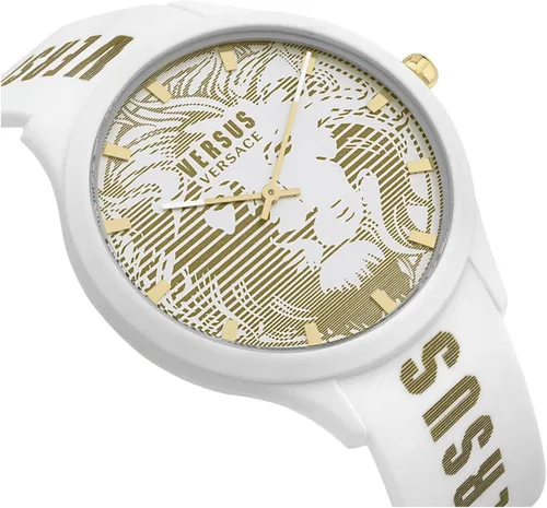 Vista 2 de Versus Versace Domus Collection Reloj para hombre con correa de silicona ajustable deportiva